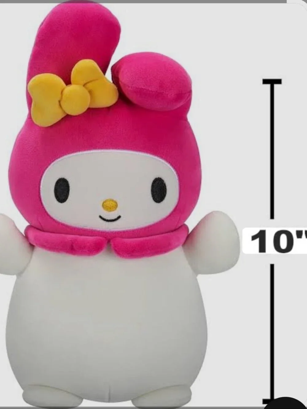 New Sanrio My Melody HugMees Hello Kitty Embroidered Facial Vibrant Colors 12